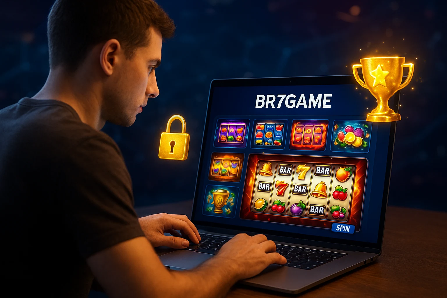 Jogos de Slot no Casino Online BR7GAME