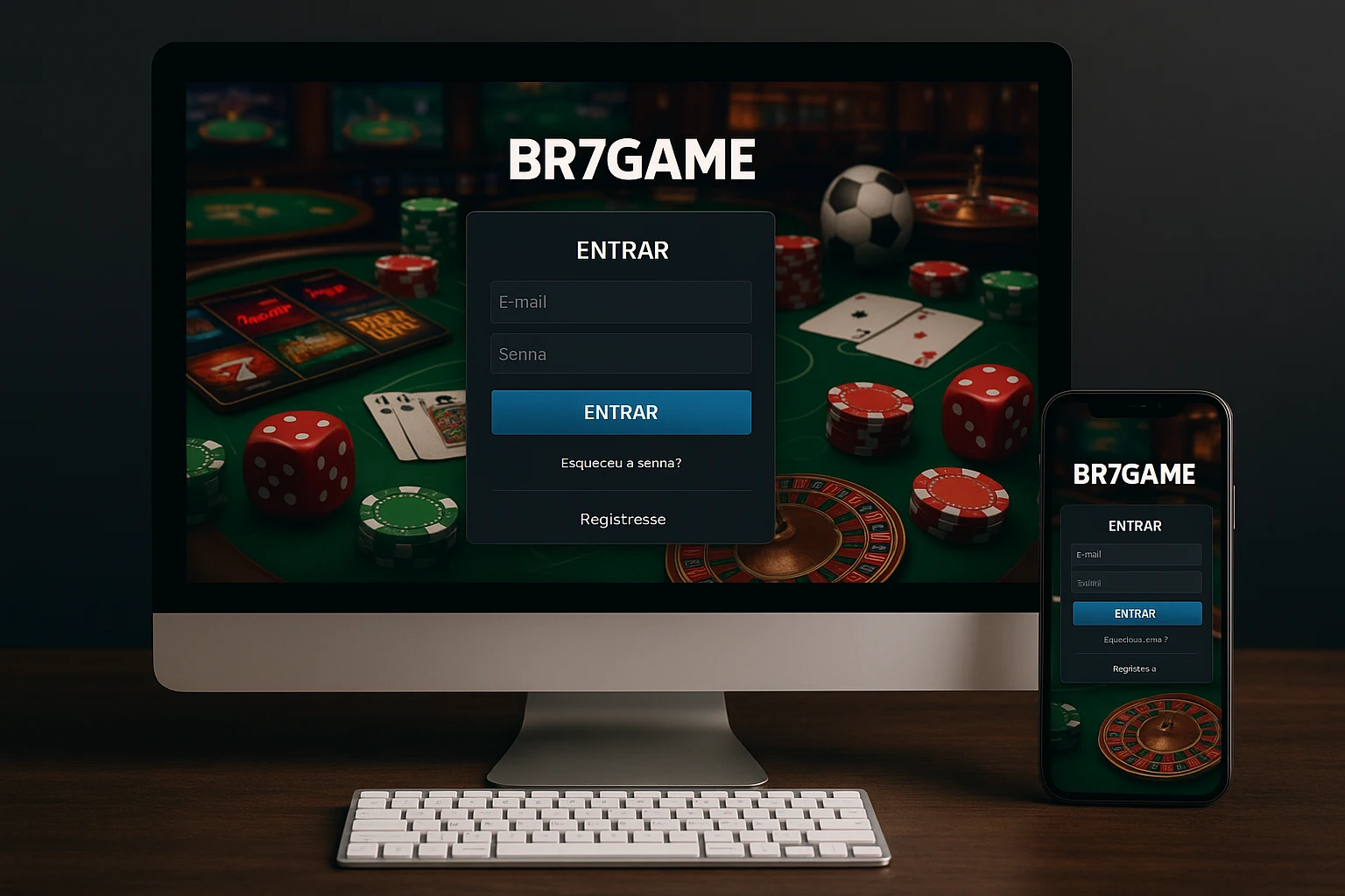 Não Perca tempo, o rRgistro na site BR7GAME